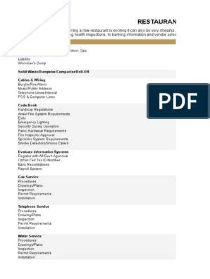 Master Restaurant Management: Essential PDF Books for Success
