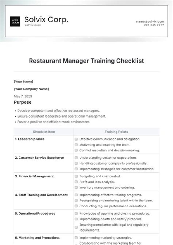 Master Restaurant Manager Training: Essential PDF Guide