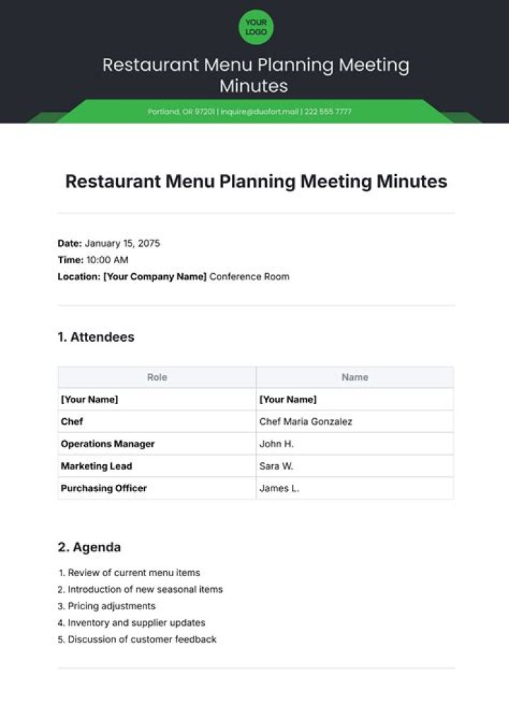 Effortless Restaurant Menu Planning PDF – Save Time & Boost Sales