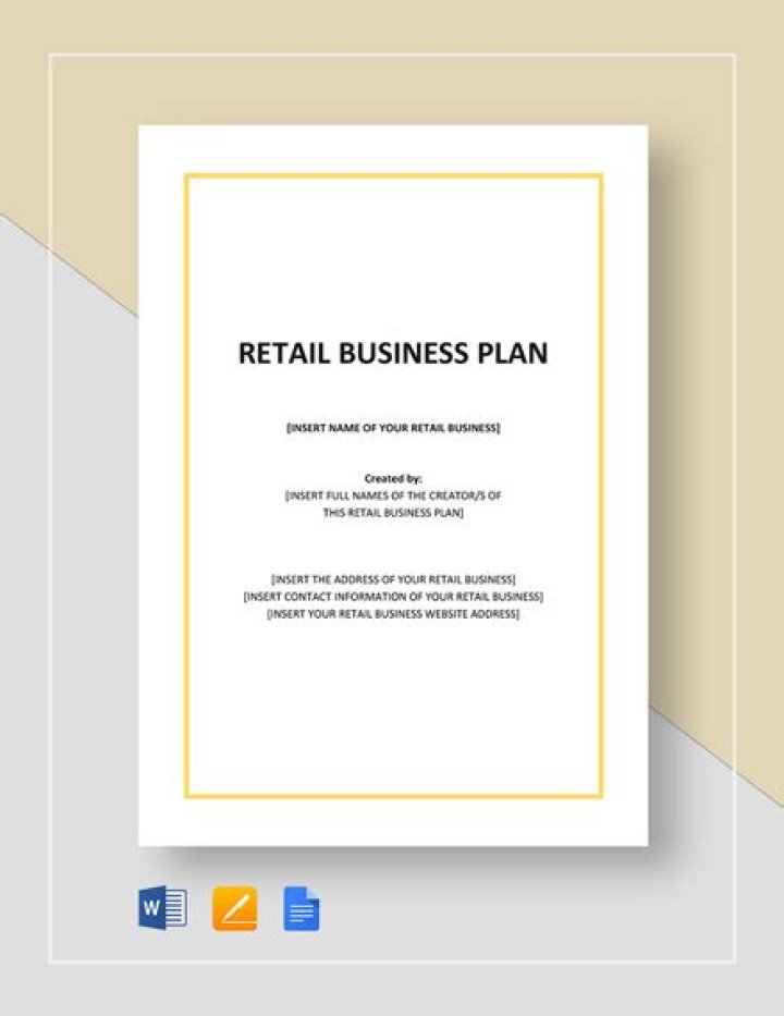 Retail Business Plan PDF: Step-by-Step Guide for Success