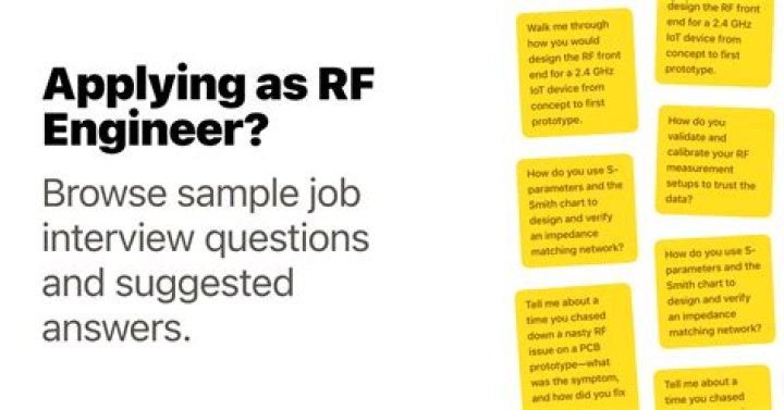Top RF Engineer Interview Questions & Answers PDF for Job Success