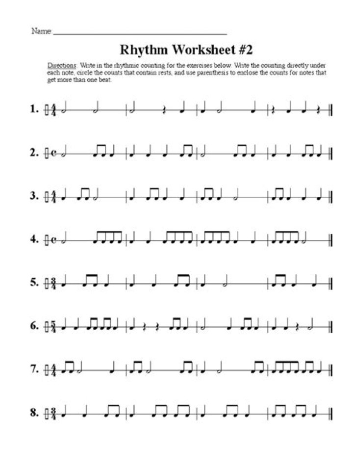 Rhythm Exercises PDF Answer Key: Master Your Practice