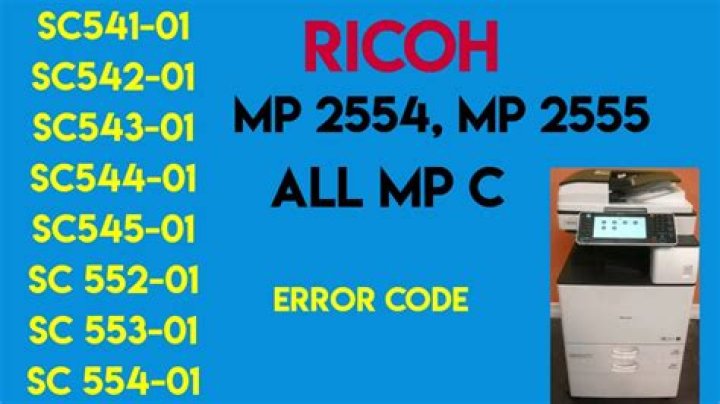 Ricoh SC Code List PDF – Download Official Scanner Codes Now