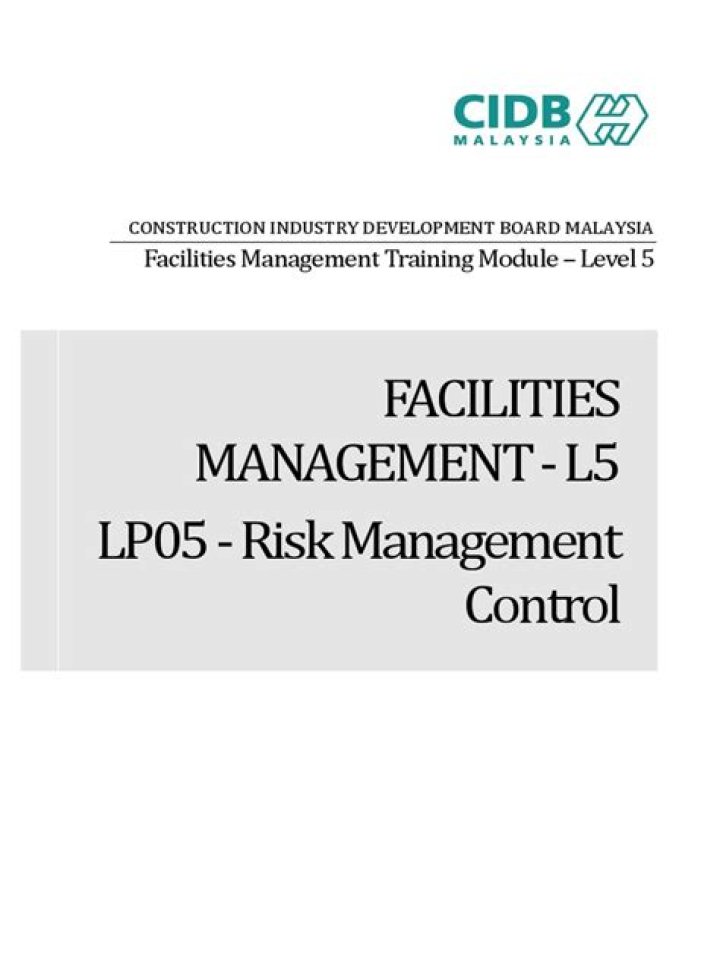 Risk Management in Facilities Management: Essential PDF Guide