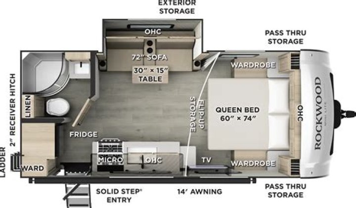 Rockwood 2614BS Floor Plan PDF – Download Full Layout
