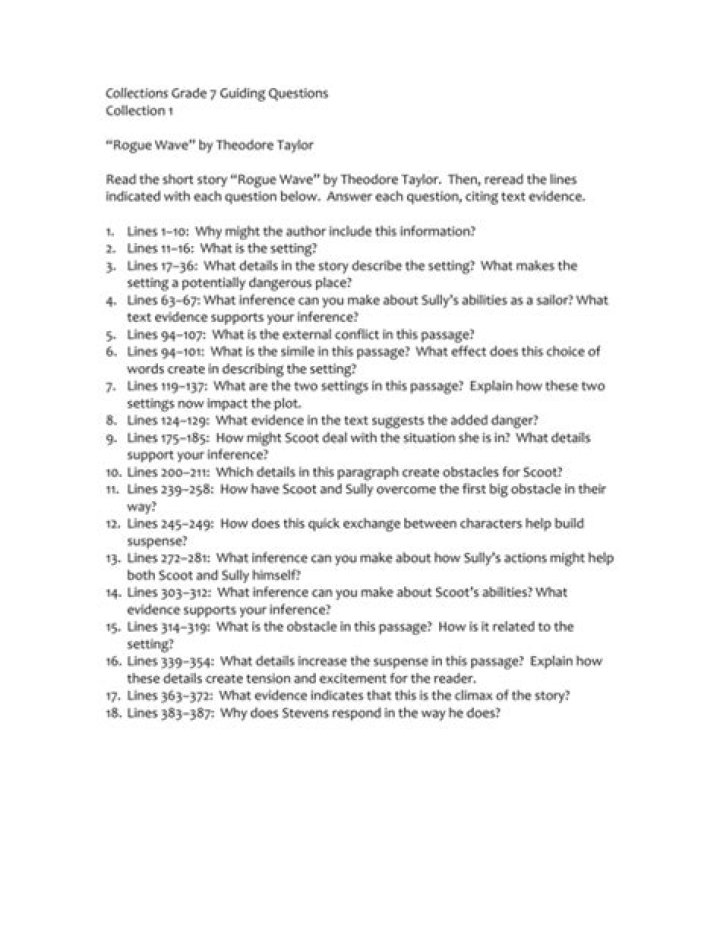 Rogue Wave Questions and Answers PDF: Expert Insights