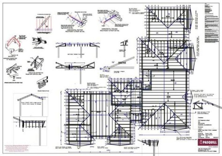 Roof Framing Plan with Truss Details PDF – Download Complete Blueprint