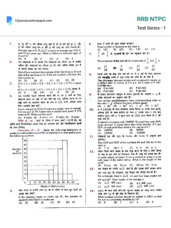 Rrb Ntpc Question and Answer PDF – Instant Solutions