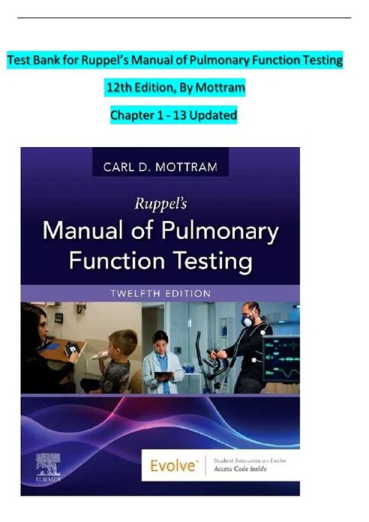 Ruppel’s Manual of Pulmonary Function Testing 11th Edition – PDF Free Download