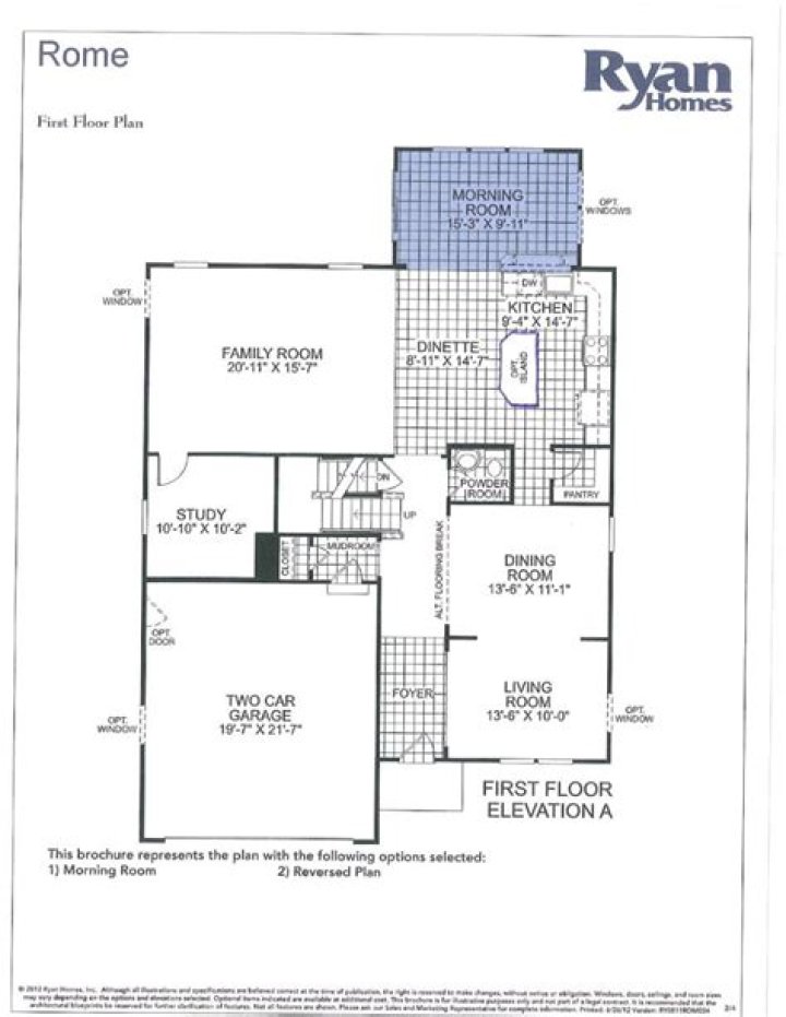 Ryan Homes Sienna Floor Plan PDF for Easy Design Planning