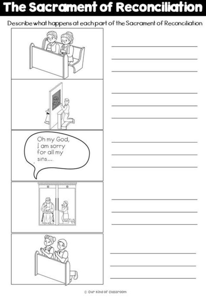 Free Sacrament of Reconciliation Worksheet PDF – Printable Guide