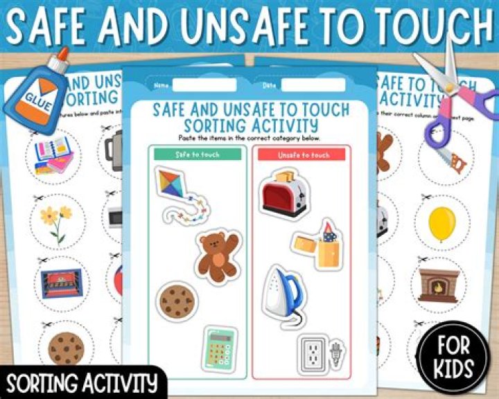 Safe and Unsafe Touch Worksheets PDF: Recognize Boundaries & Promote Safety
