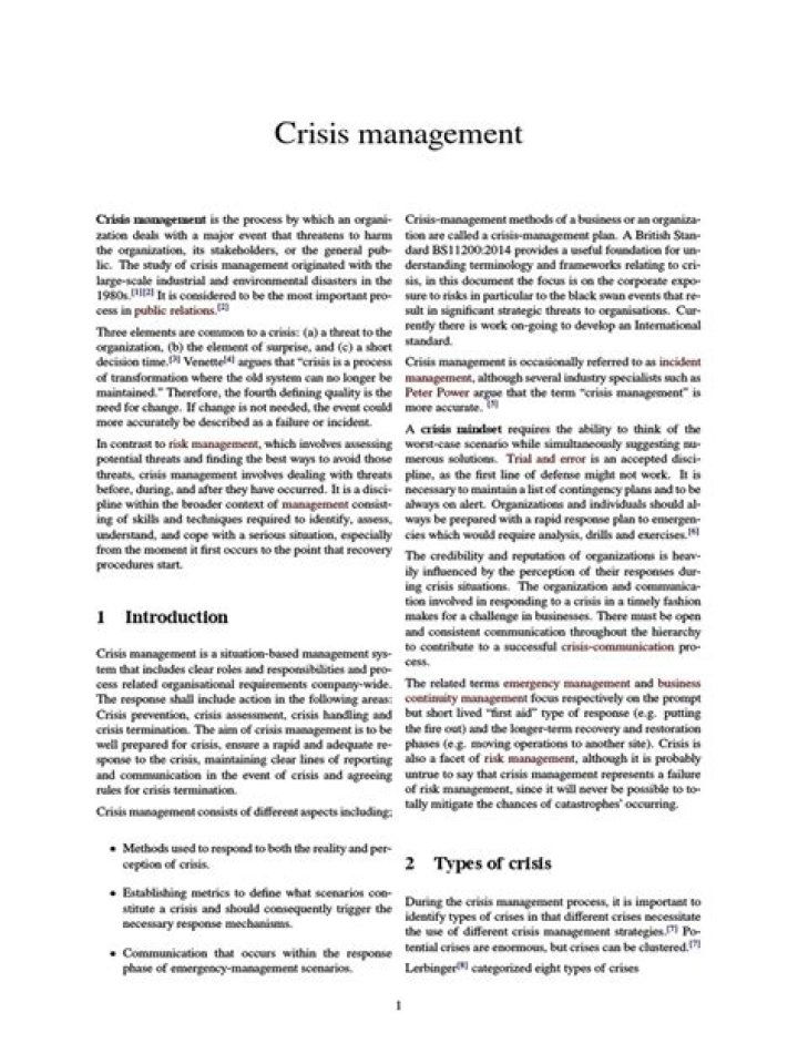 Safe Crisis Management PDF: Essential Tools for Effective Response
