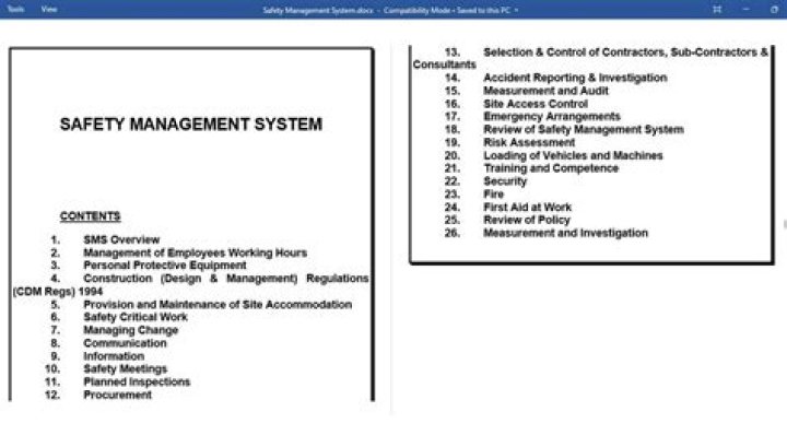 Safety Management System Example PDF – Practical Guide & Template