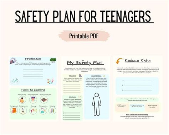 Comprehensive Safety Plan for Adolescents PDF – Essential Guide