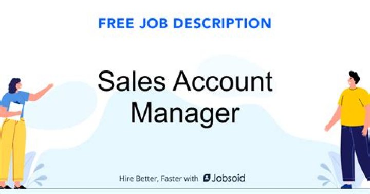 Sales Account Manager Job Description PDF – Full Template & Guide