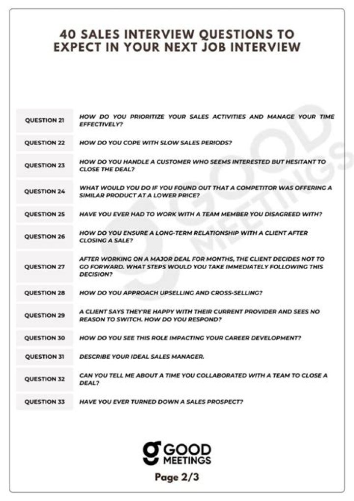 Sales Coordinator Interview Questions & Answers PDF: Expert Prep Guide