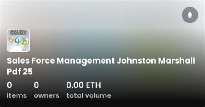 Master Sales Force Management with Johnston Marshall: Essential PDF Guide