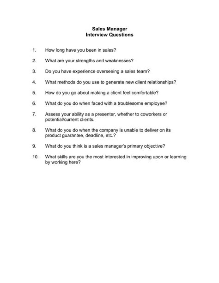 Sales Operations Manager Interview Questions & Answers PDF Guide