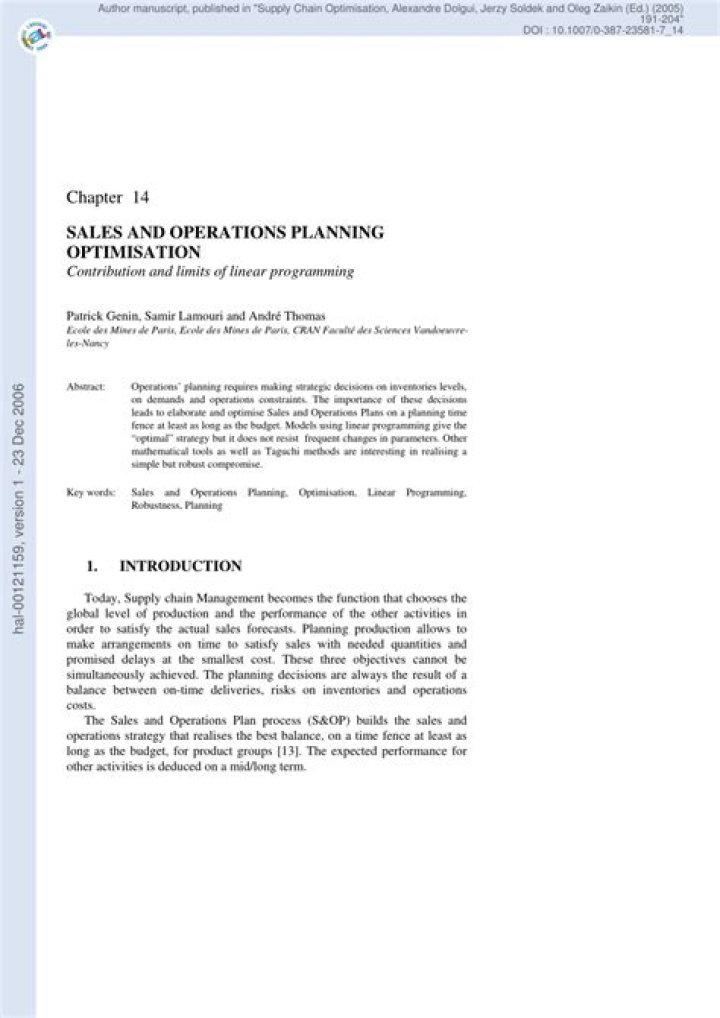 Sales & Operations Planning PDF Guide: Streamline Forecasting and Execution