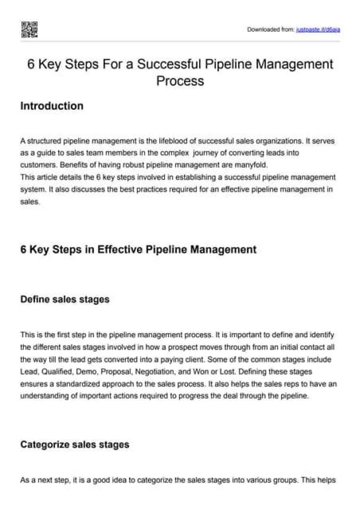 Master Sales Pipeline Management: Essential PDF Guide