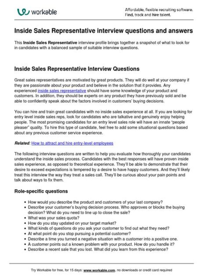 Sales Rep Interview Questions PDF: Expert Prep Guide