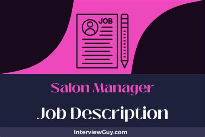 Salon Manager Job Description PDF – Full Guide