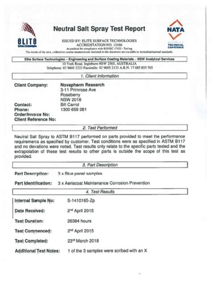 Salt Spray Test Report PDF – Reliable Corrosion Resistance Testing