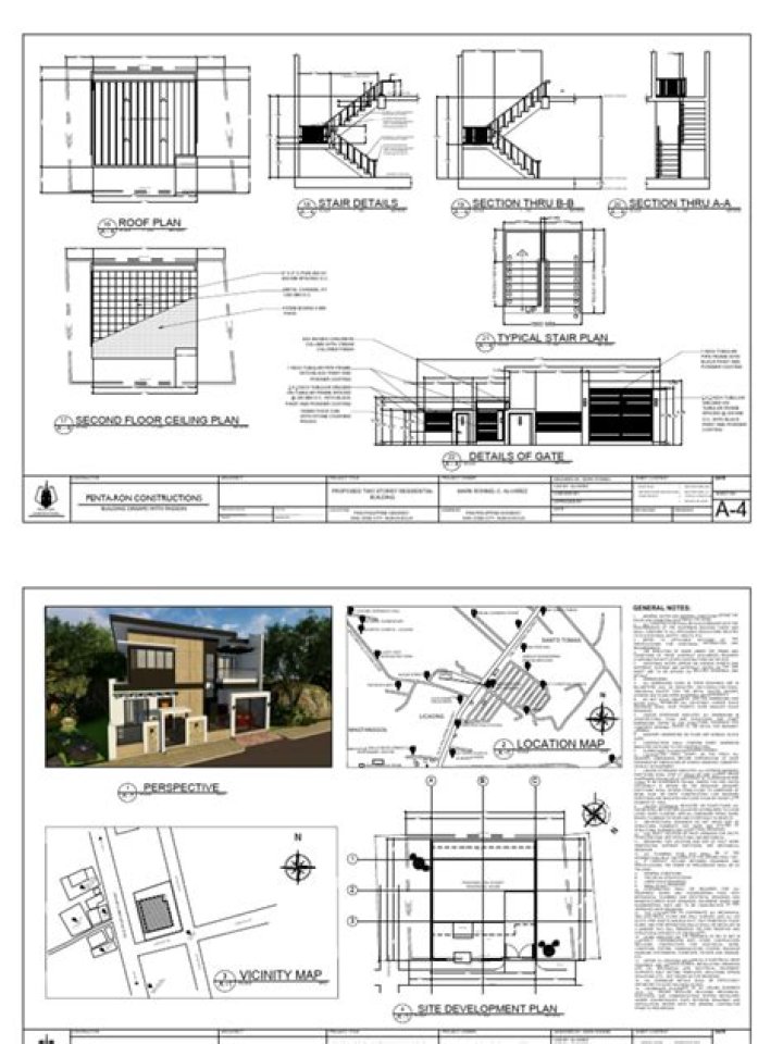 Free Sample Architectural Plans PDF Download
