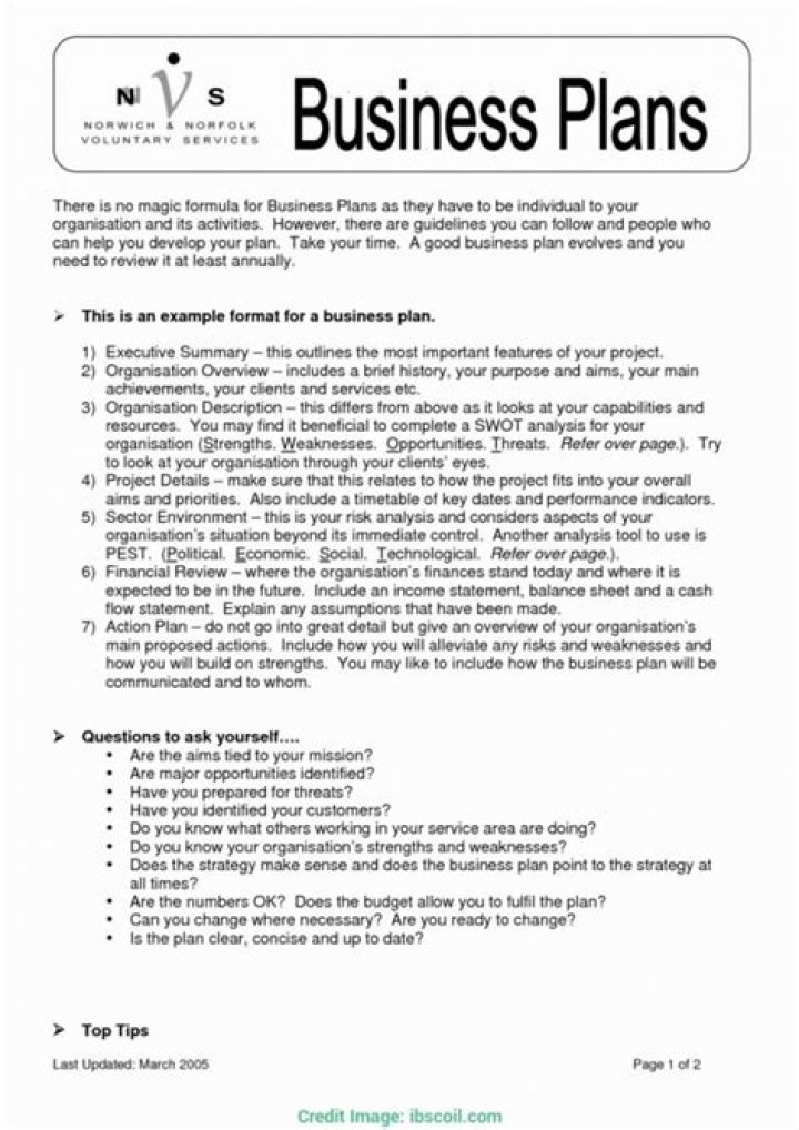 Sample Business Plan for Bank Loan PDF – Easy Template
