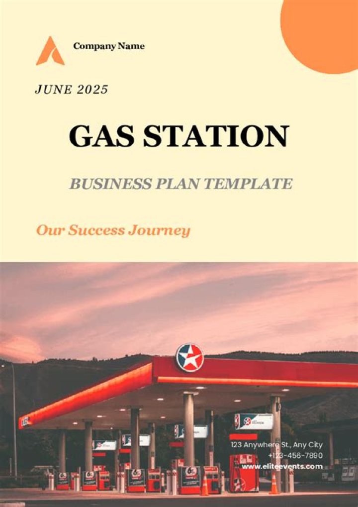 Sample Business Plan for Gas Station PDF – Full Downloadable Template