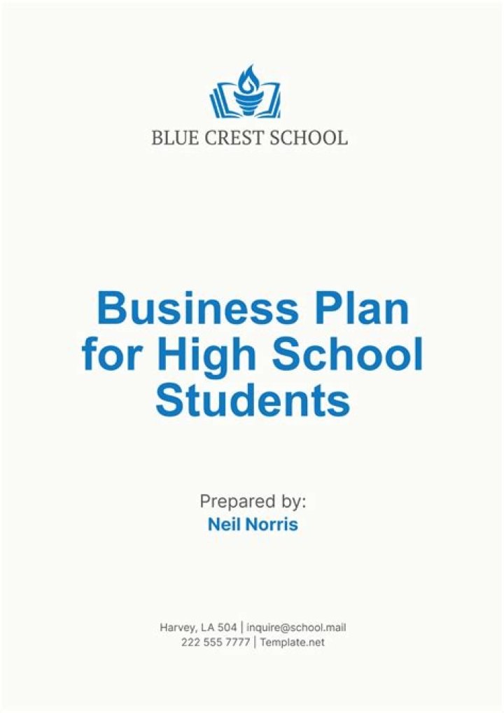 Sample Business Plan PDF for Students – Get Started Today