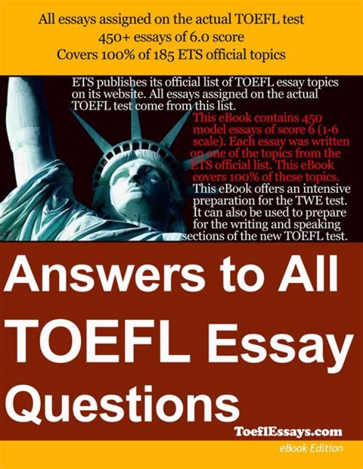 Sample TOEFL Writing Test PDF Essays for Practice