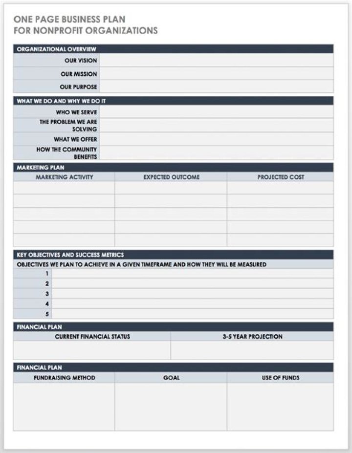Free Sample Nonprofit Business Plan PDF for Immediate Use