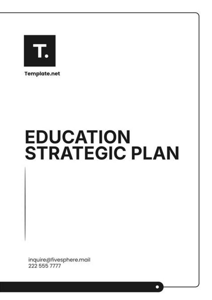 Sample Strategic Plan for Educational Institution PDF | Free Download