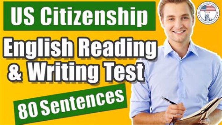 Sample Writing Sentences for Citizenship Test PDF Download
