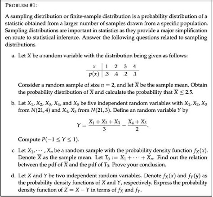 Sampling Distribution Questions & Answers PDF: Expert Explanations