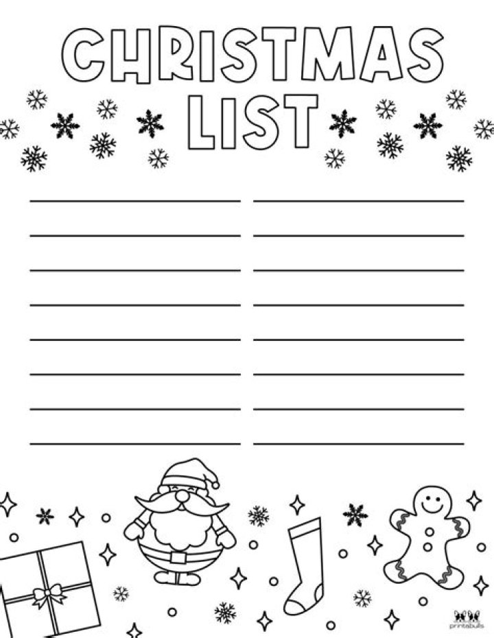 Free Santa Wish List Printable PDF – Print & Share Your Holiday Wishes