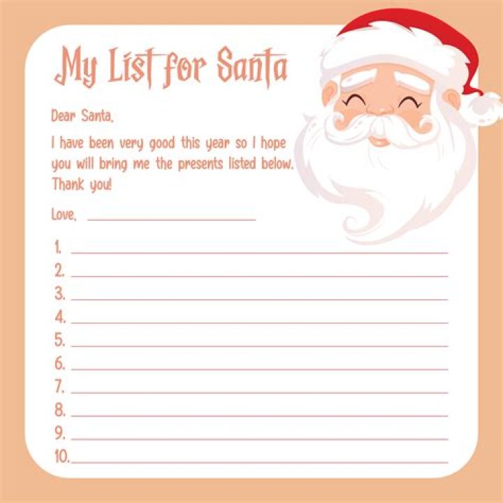 Printable Santa Wish List PDF – Easy Holiday Checklist