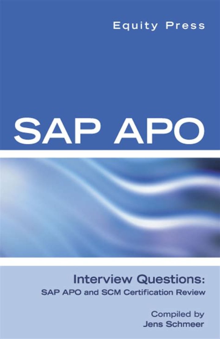 Top SAP Apo Interview Questions & Answers PDF for Success