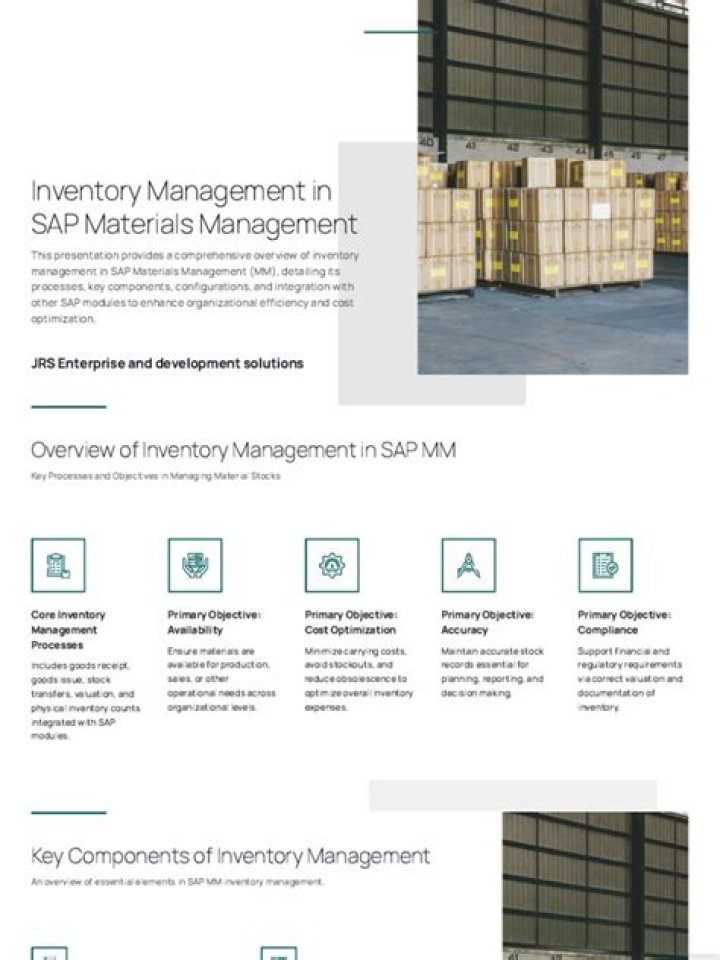SAP BW Inventory Management PDF: Optimize Warehouse Operations & Reporting