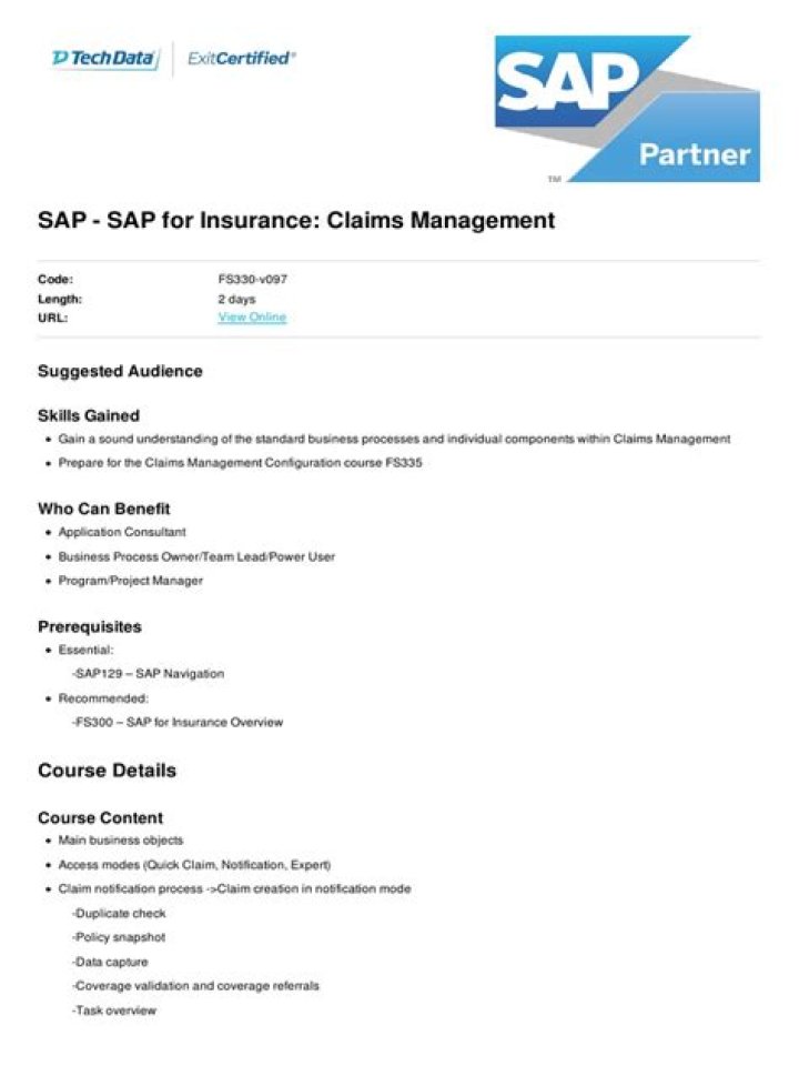 SAP Claims Management PDF: Streamline Your Claims Processing
