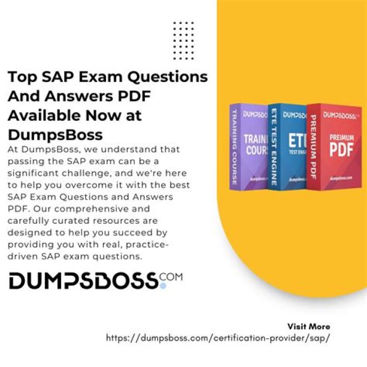 SAP Exam Questions and Answers PDF – Master Your Certification