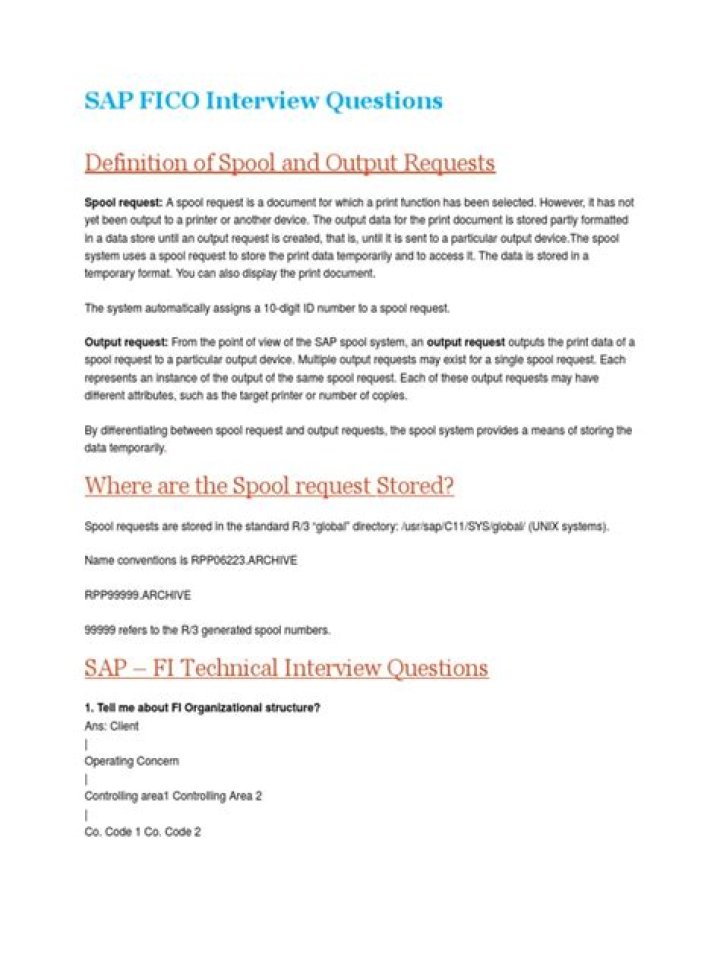 SAP FICO Interview Questions PDF – Master FICO Modules with Expert Prep