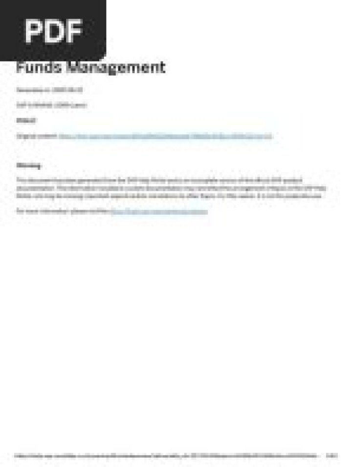 Sap Fund Management PDF: Mastering Corporate Treasury & Financial Control