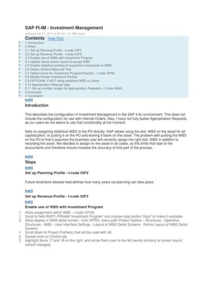SAP Investment Management Configuration Guide PDF: Step-by-Step Implementation