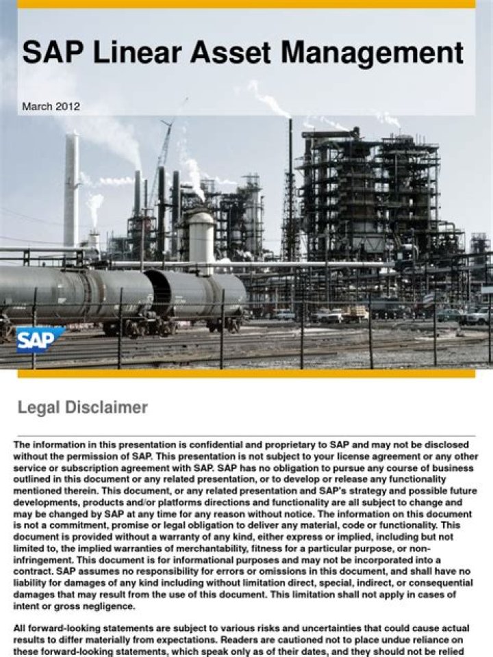 SAP Linear Asset Management PDF: Complete Guide & Implementation Tips
