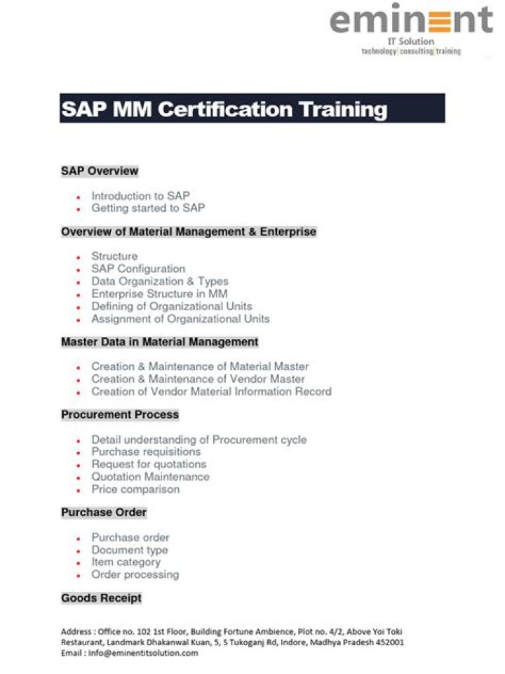 SAP MM Certification Questions PDF – Practice & Success Guide