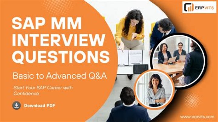 SAP MM Interview Questions & Answers PDF – Expert Guide