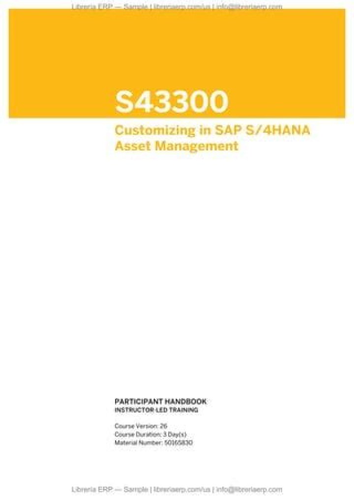 How to Manage SAP S/4HANA Asset Management with PDF Guides